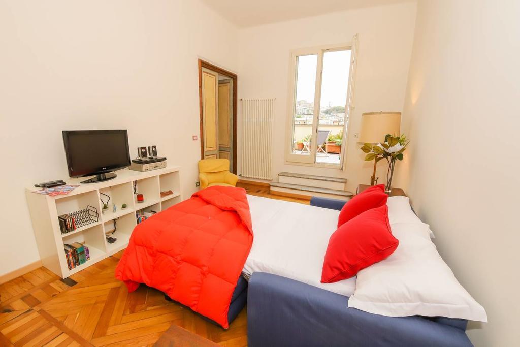 Altido Apt For 3 With Rooftop Balcony And Lovely Cityview Genua Exteriör bild